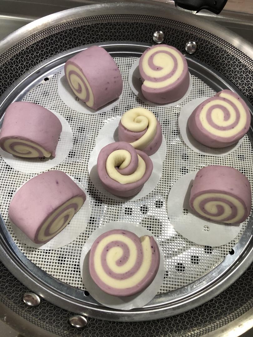 双色馒头（花朵馒头）