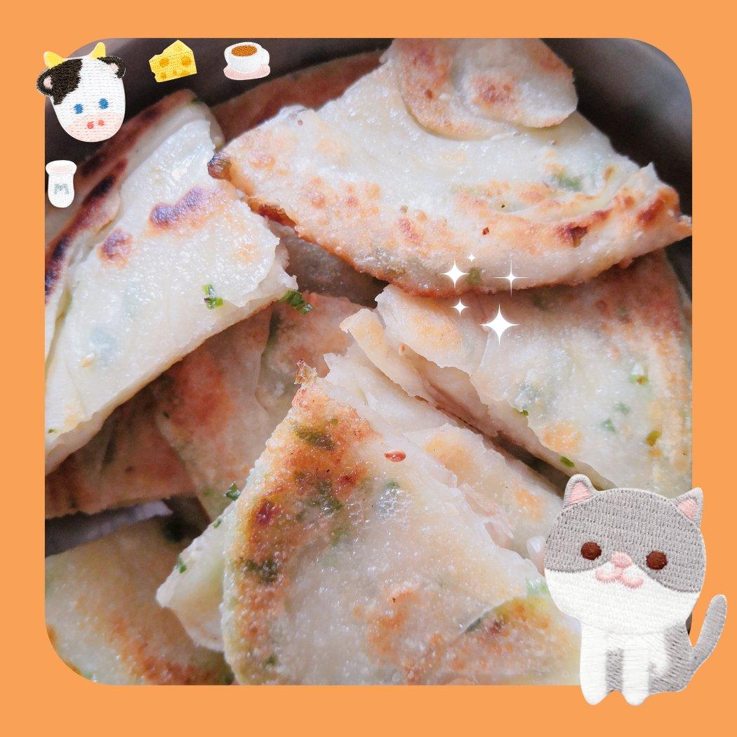 家常葱油饼 柔软多层 凉了也不硬 附细节视频详解