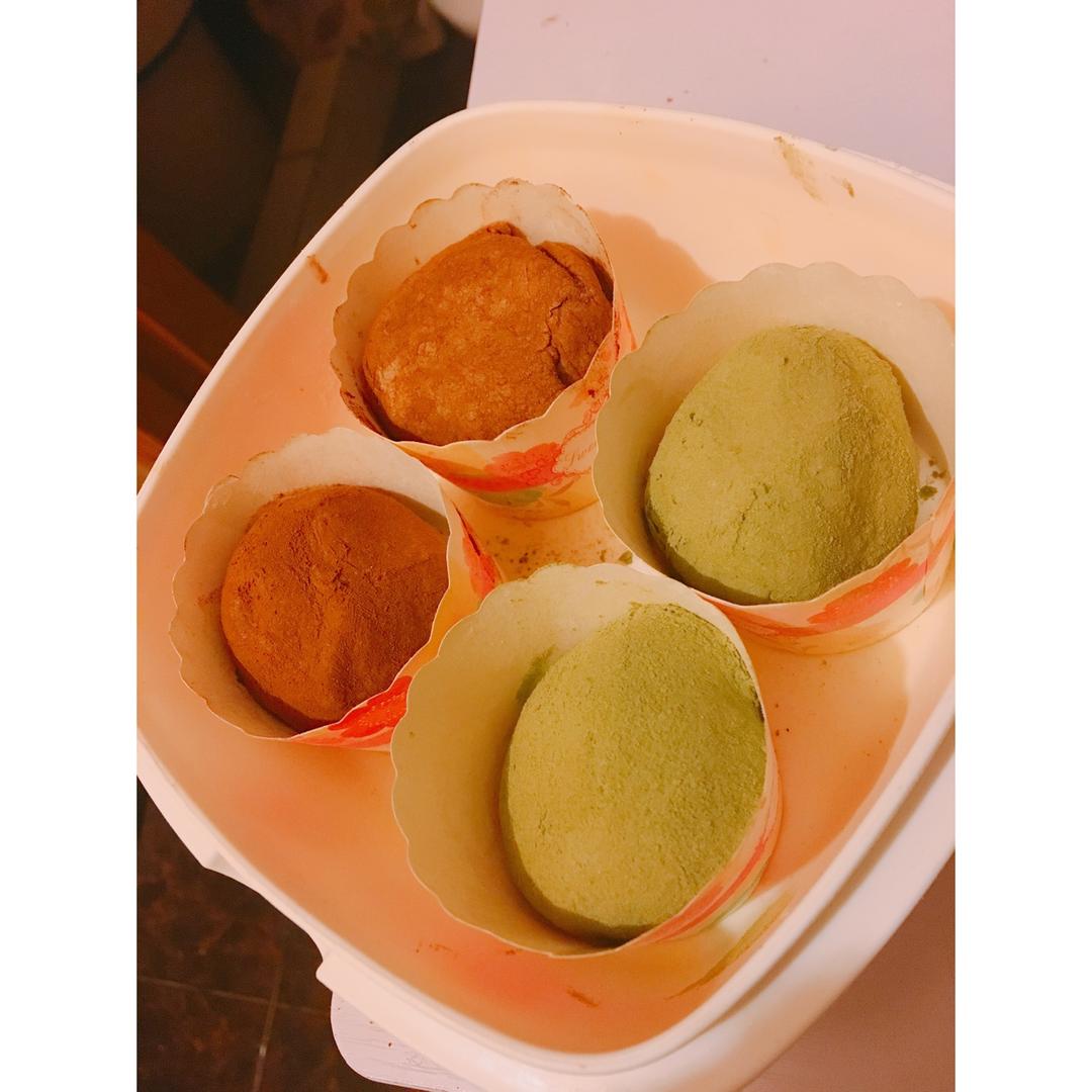 双味豆沙糯米糍