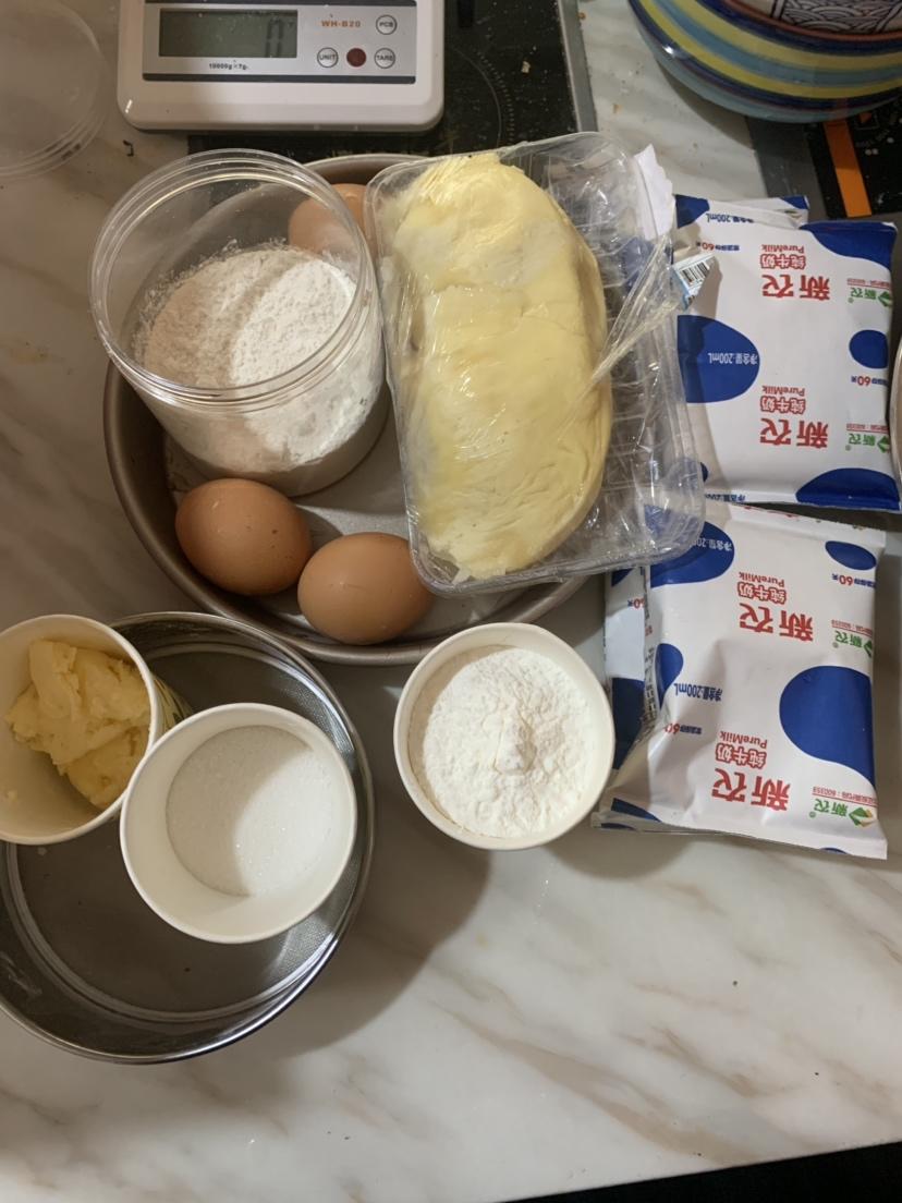 纯奶手撕吐司的做法 步骤1