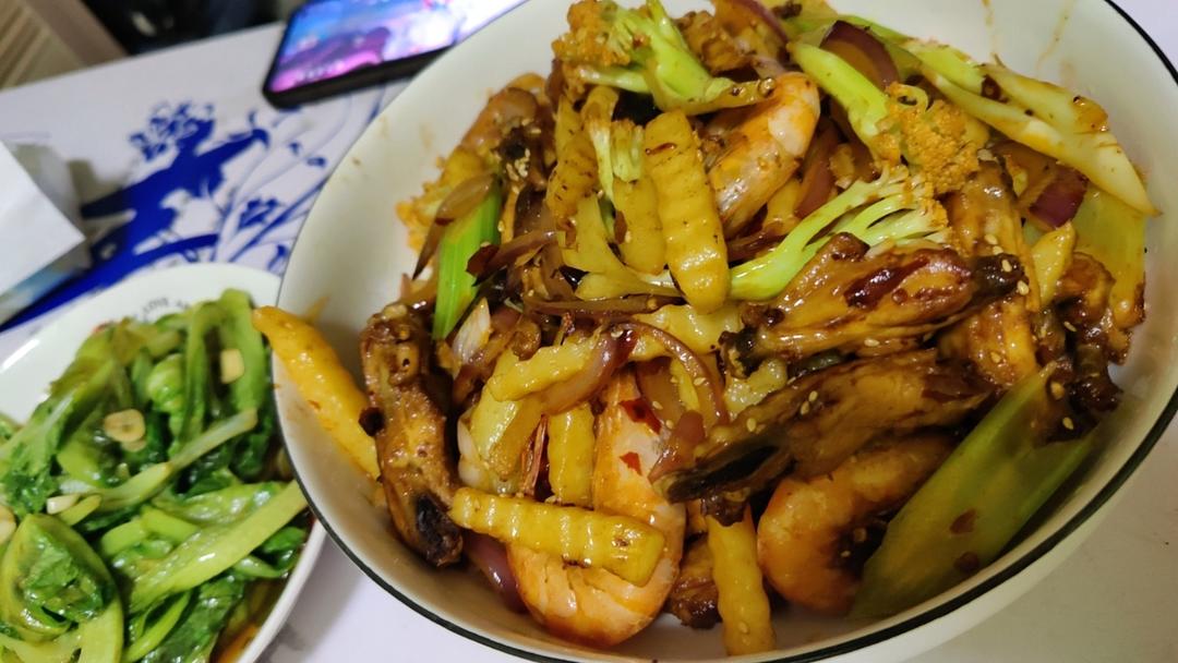 干锅香辣虾