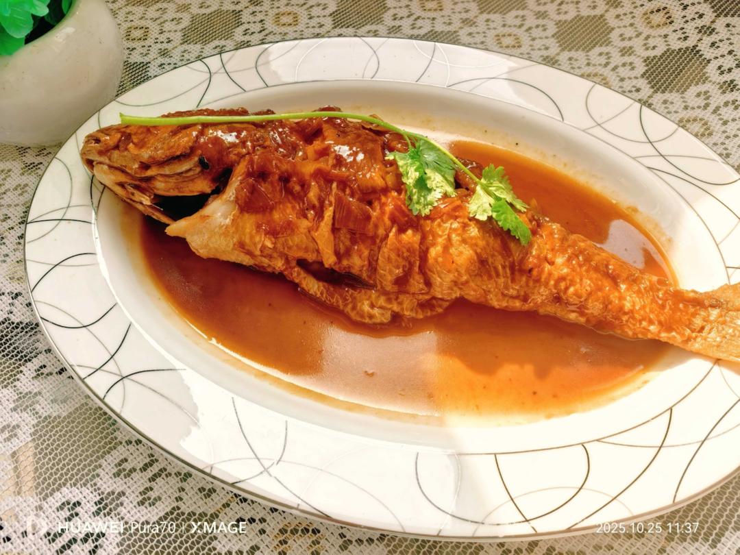 年年有余——什锦红烧鱼