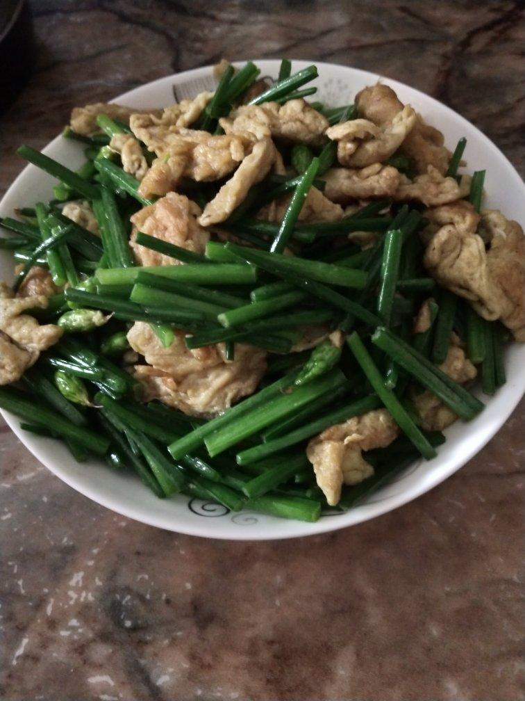 韭苔炒鸡蛋