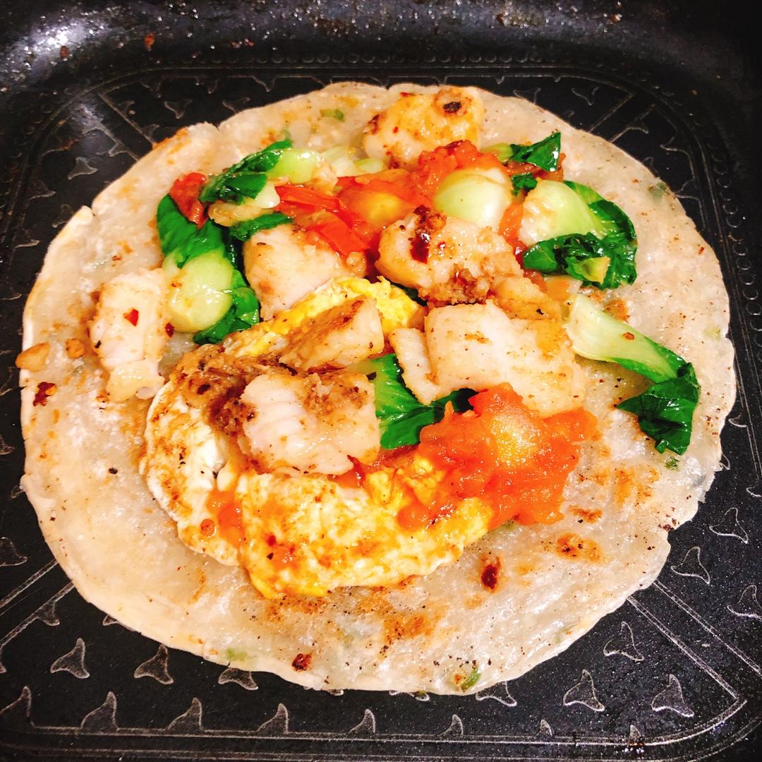 三分钟就可以做好孩子的早餐（手抓饼）