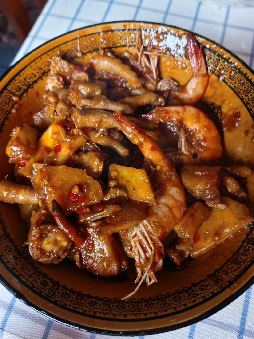 鸡爪明虾肉蟹煲：最终教程