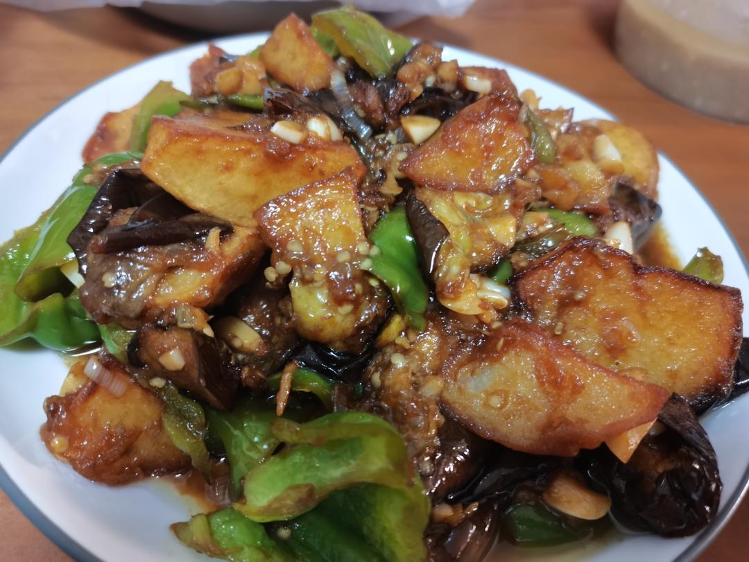 不油炸的少油地三鲜，好吃不油腻！家常版