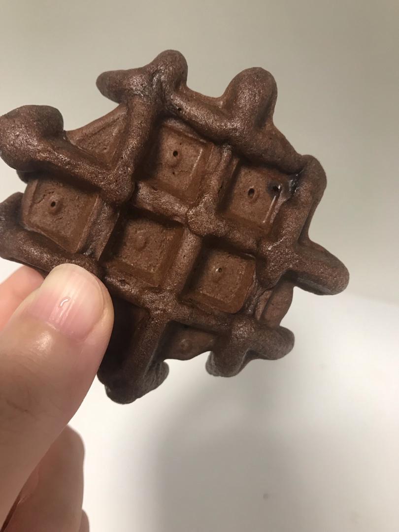 可可糯米华夫饼