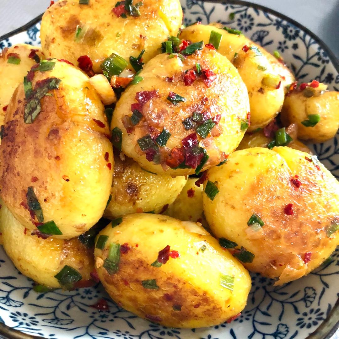 孜然香辣煎小土豆