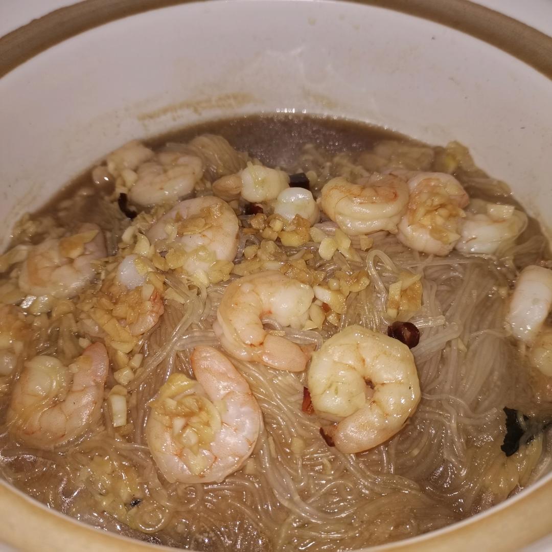 虾仁粉丝煲