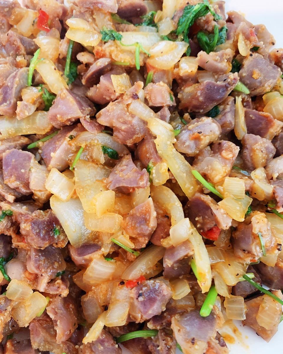 （飞利浦空气炸锅）辣子鸡胸肉/鸡腿肉闷缸豆（减脂瘦身菜）