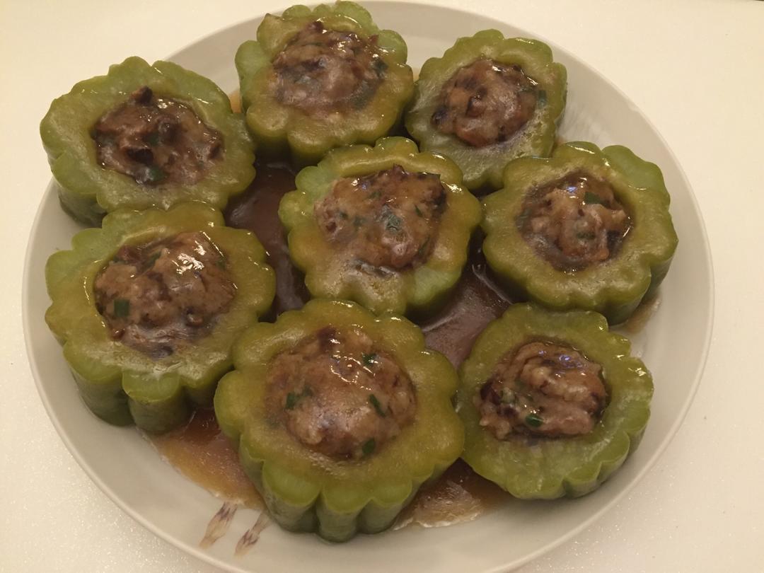 【苦瓜酿肉的做法步骤图,苦瓜酿肉怎么做好吃】7#星品会-vivian_下