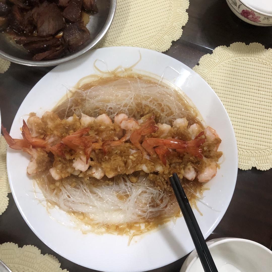 蒜蓉粉丝开背虾