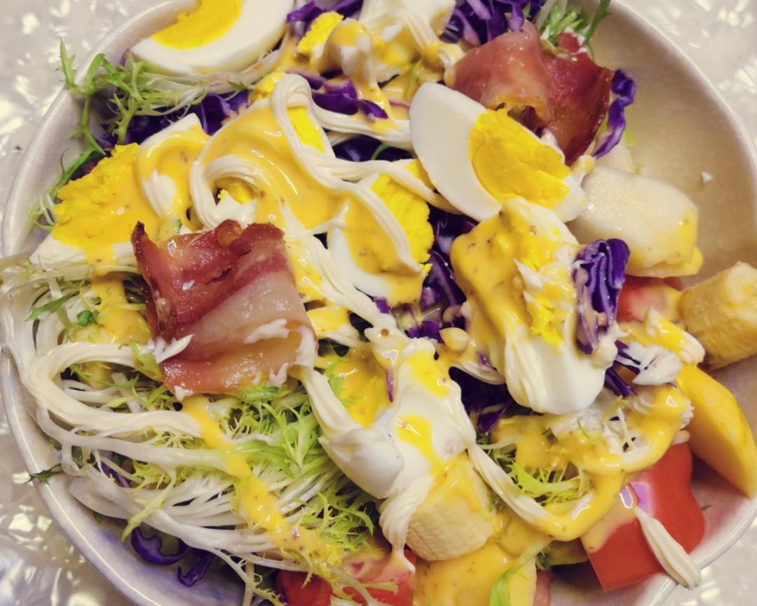 蔬菜水果培根沙拉