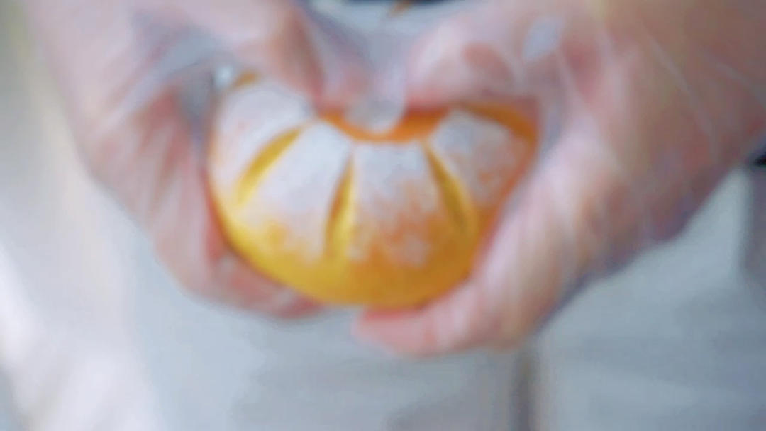 🌼全麦｜南瓜｜麻薯乳酪花朵软欧面包｜软糯拉丝
