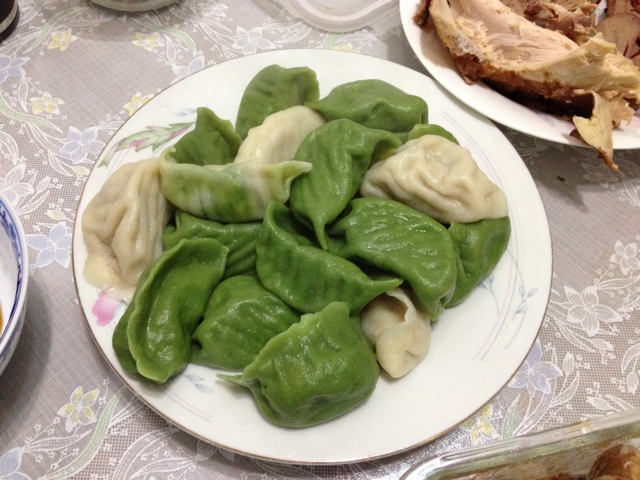 彩色饺子皮