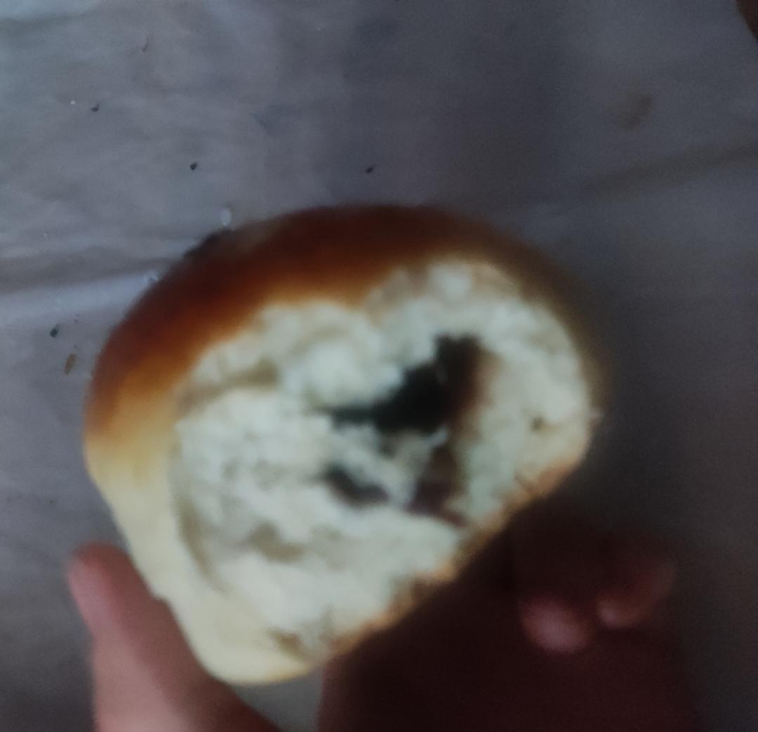 不用揉出膜的松软红豆面包