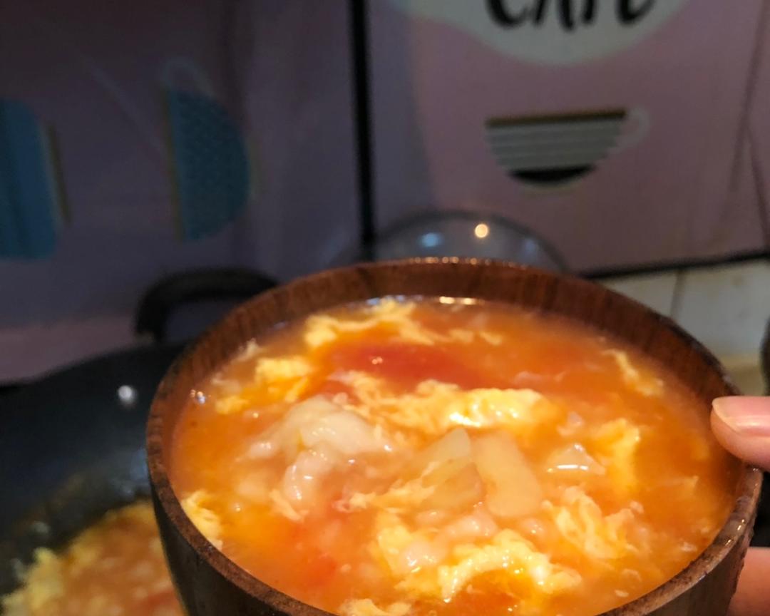 西红柿土豆疙瘩汤