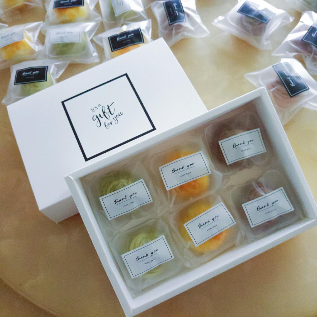蛋黄酥~紫薯、抹茶、原味~花好月圆，中秋快乐~内附一次做六色蛋黄酥方法~