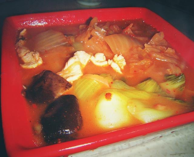 韩式泡菜汤（简易版）的做法