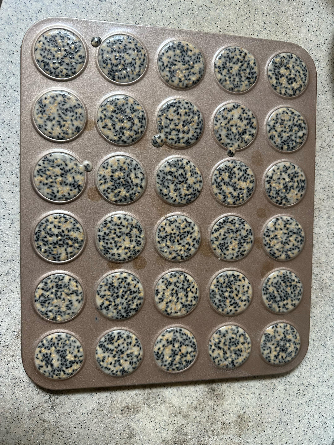 黑白芝麻脆的做法 步骤6