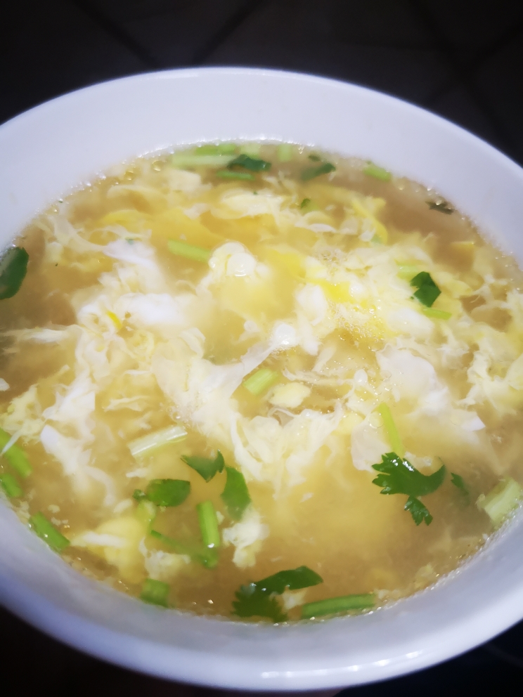 世界上懒人汤之最——1分钟美味蛋花汤的做法
