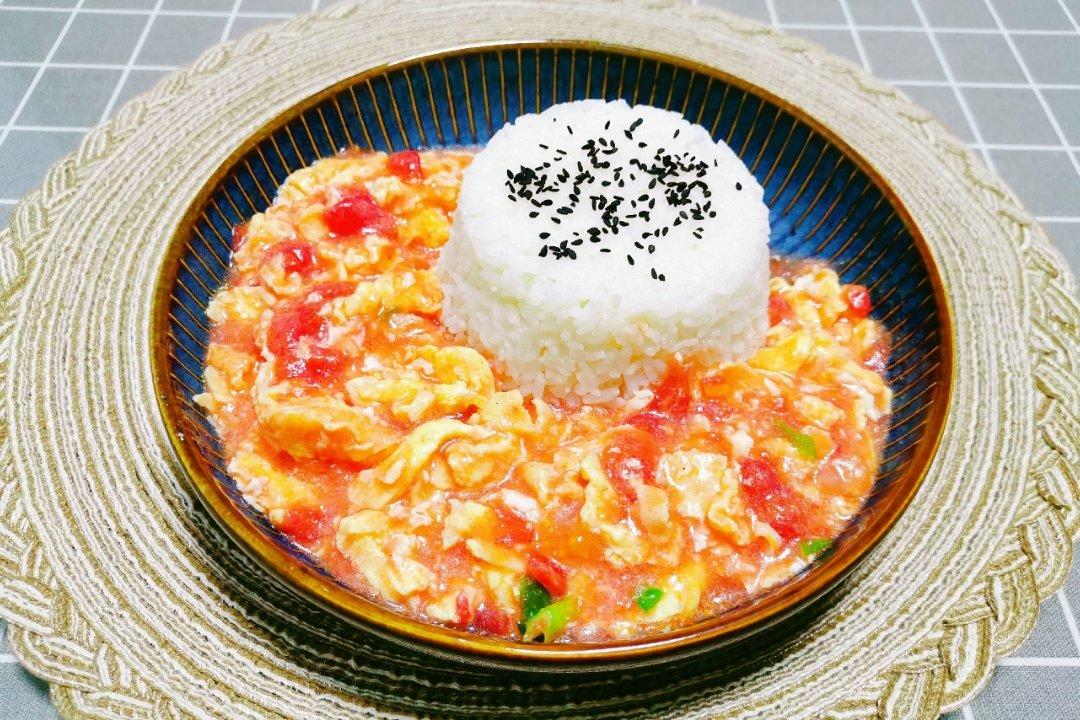 免疫猫做的番茄鸡蛋盖浇饭
