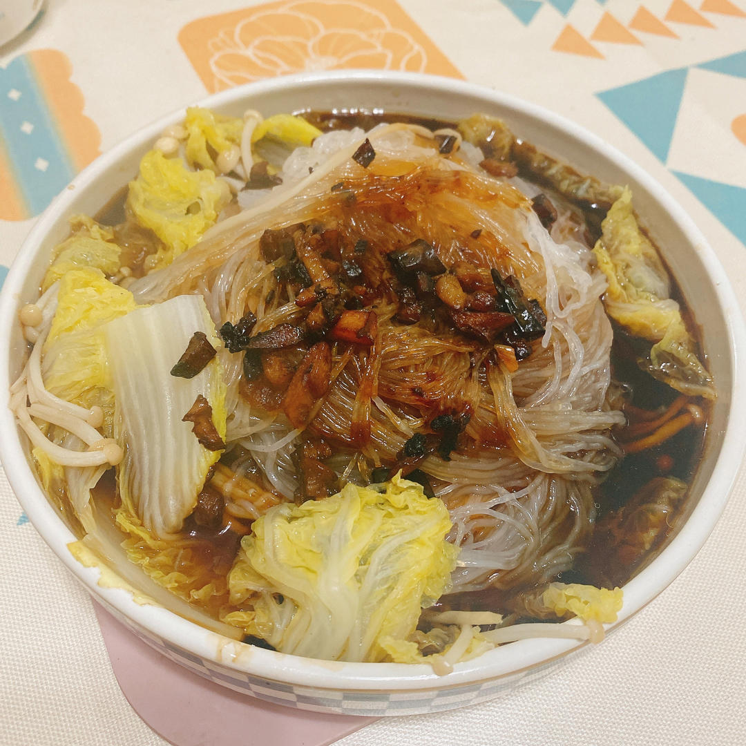 蒜蓉粉丝娃娃菜