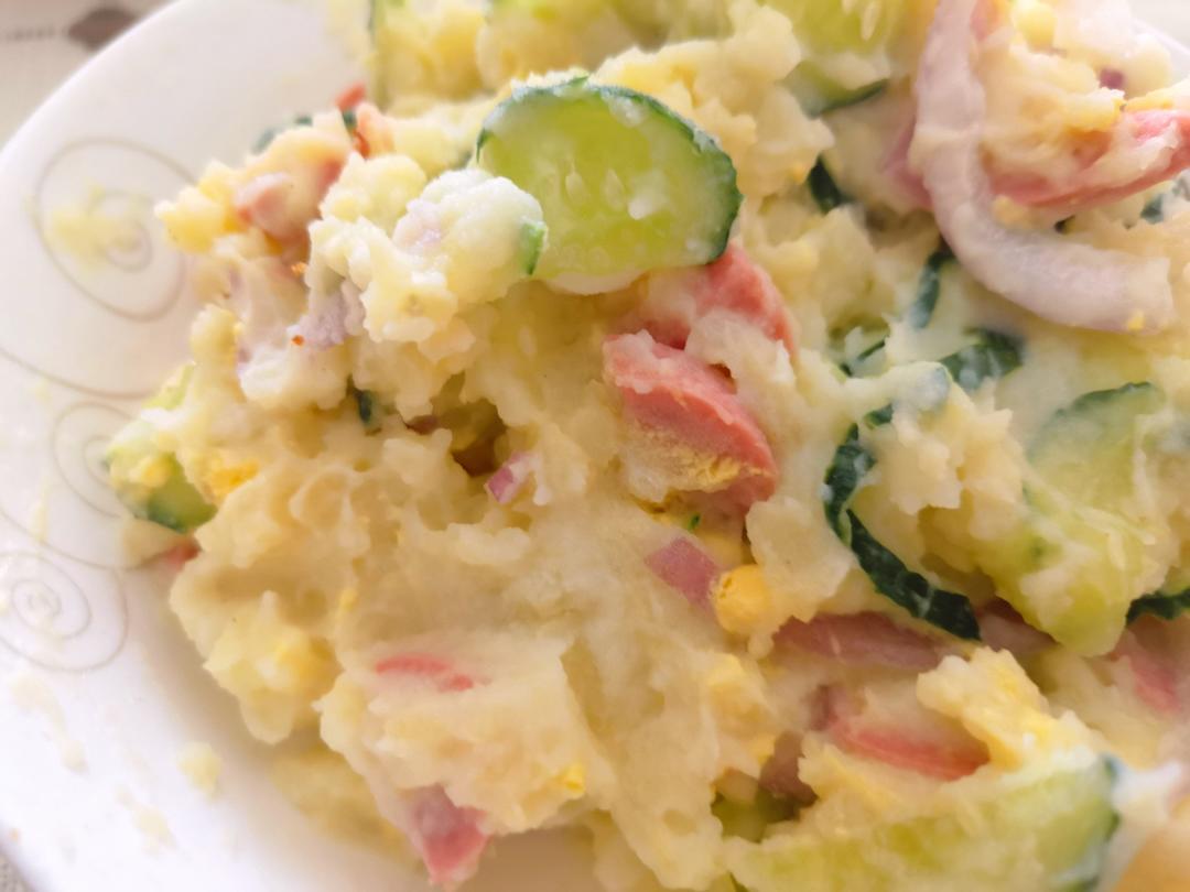🔥爆好吃的鸡蛋土豆泥沙拉