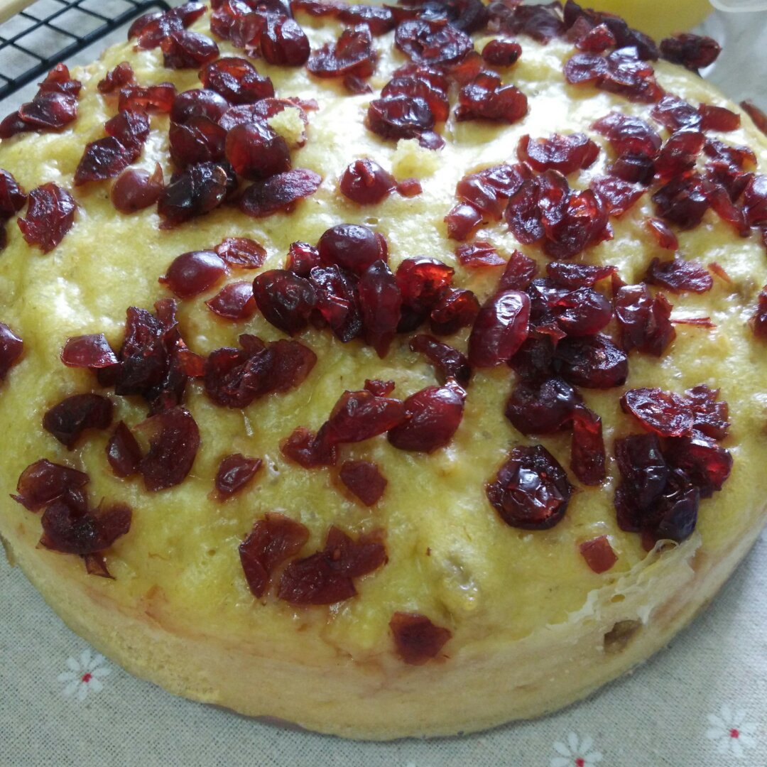 葡萄干玉米面发糕