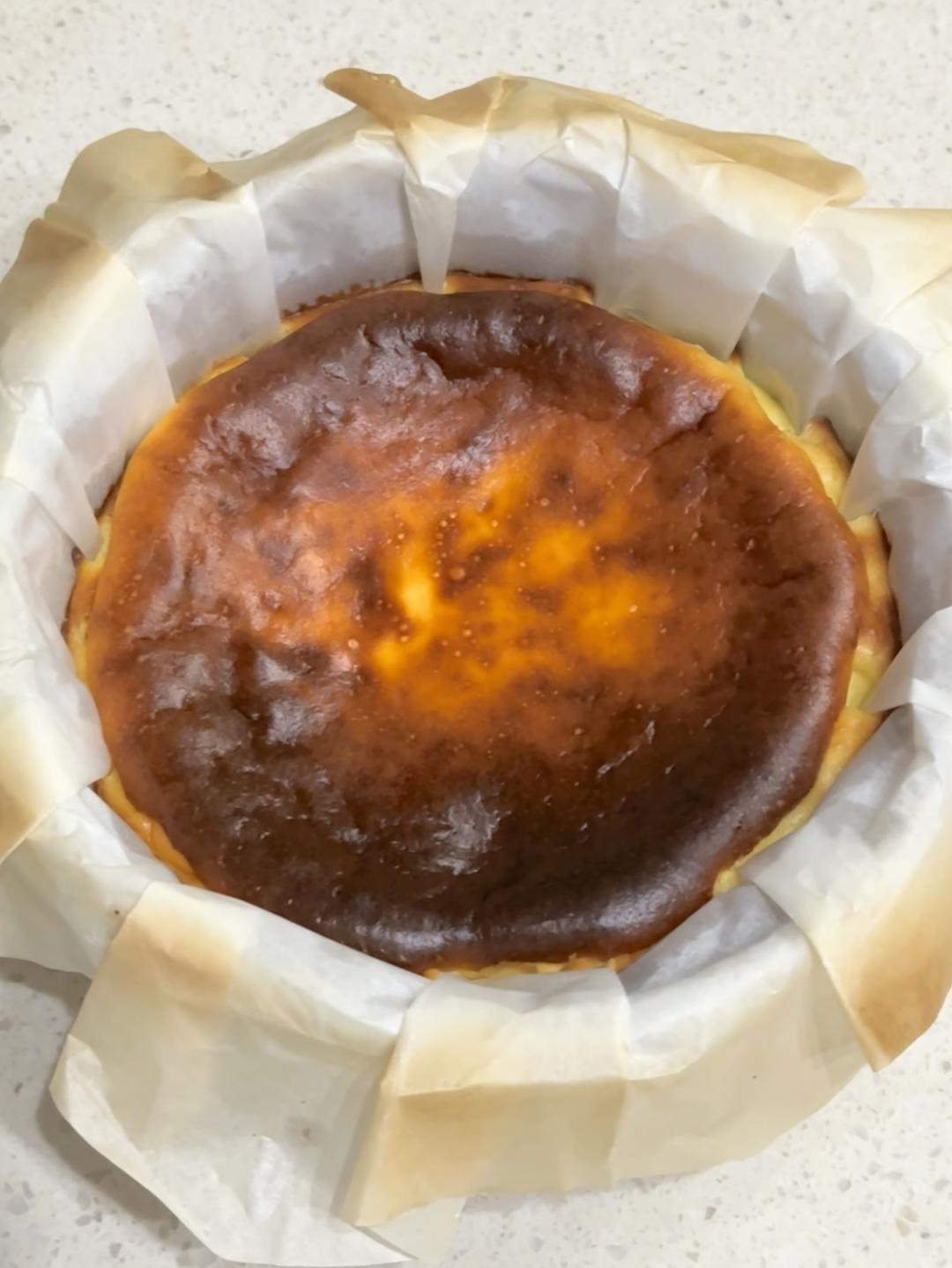 巴斯克芝士蛋糕『最简单的蛋糕』零失败🔥芝士控