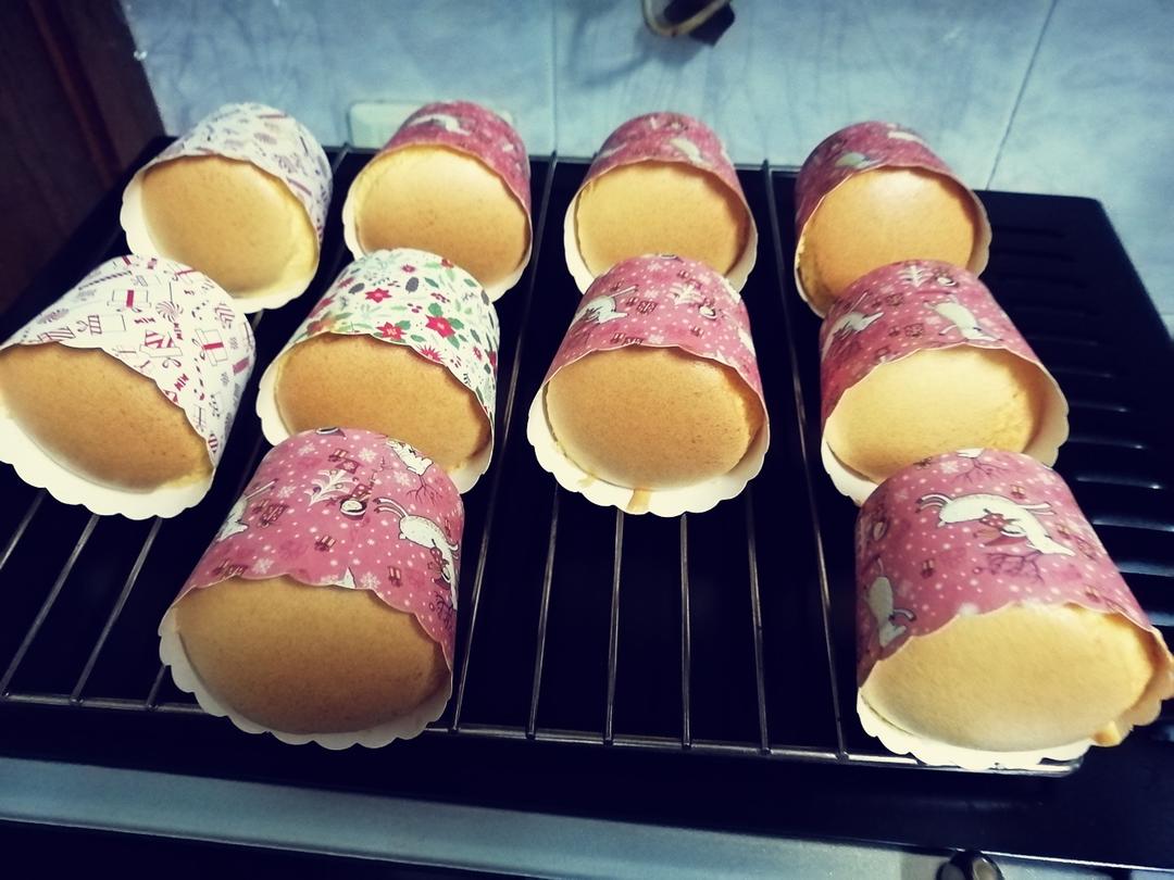 纸杯蛋糕 8寸戚风蛋糕的量