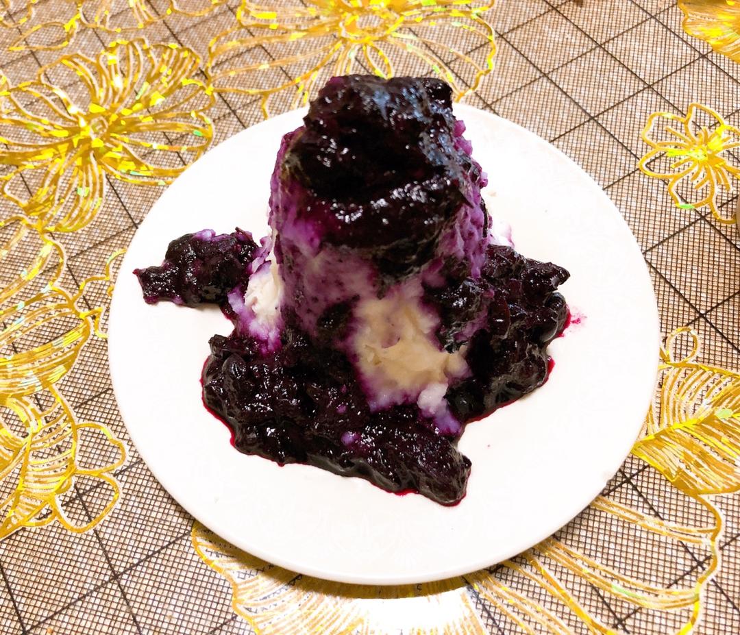 蓝莓山药泥