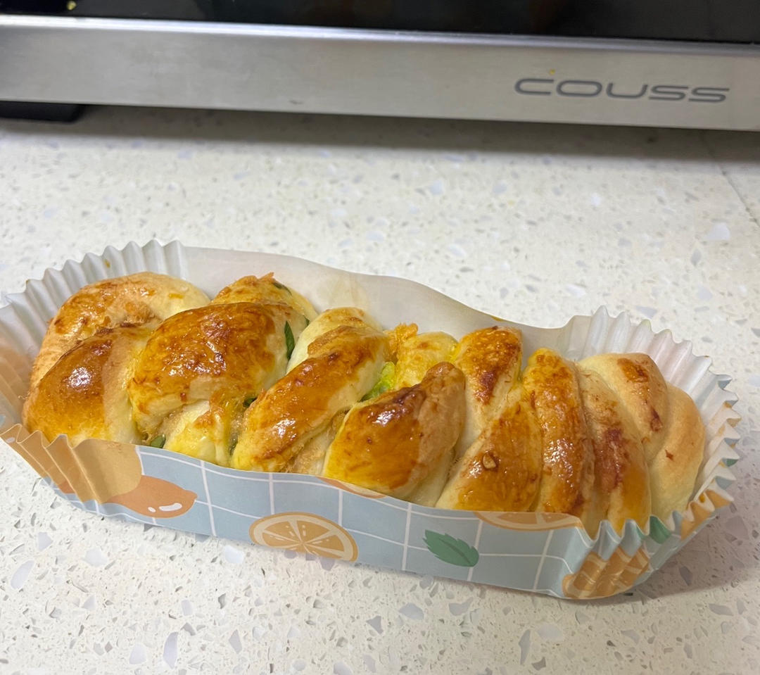 超好吃的一发肉松小卷面包