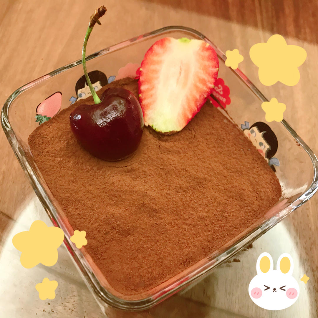 免烤｜盆栽生巧奶冻🍫117卡·3种原料你都有