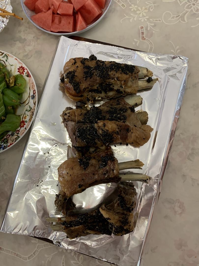 地道蒙餐：烤羊排(家用烤箱版)