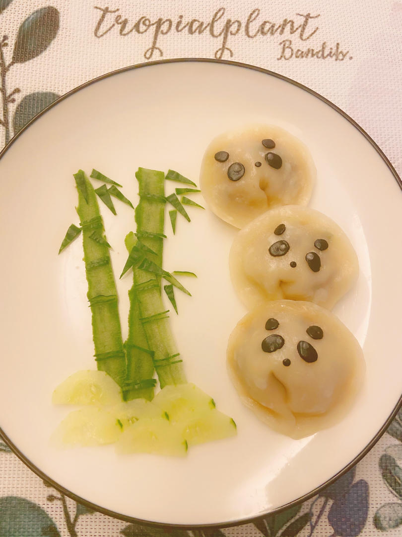 卡通馒头（熊猫）--原创