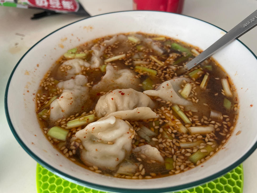 巨好吃酸爽的酸汤水饺