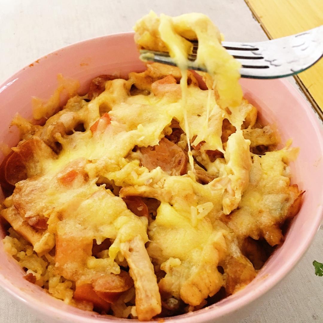 堂妈教你咖喱鸡肉焗饭