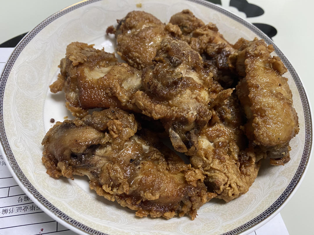 蒜香炸鸡翅