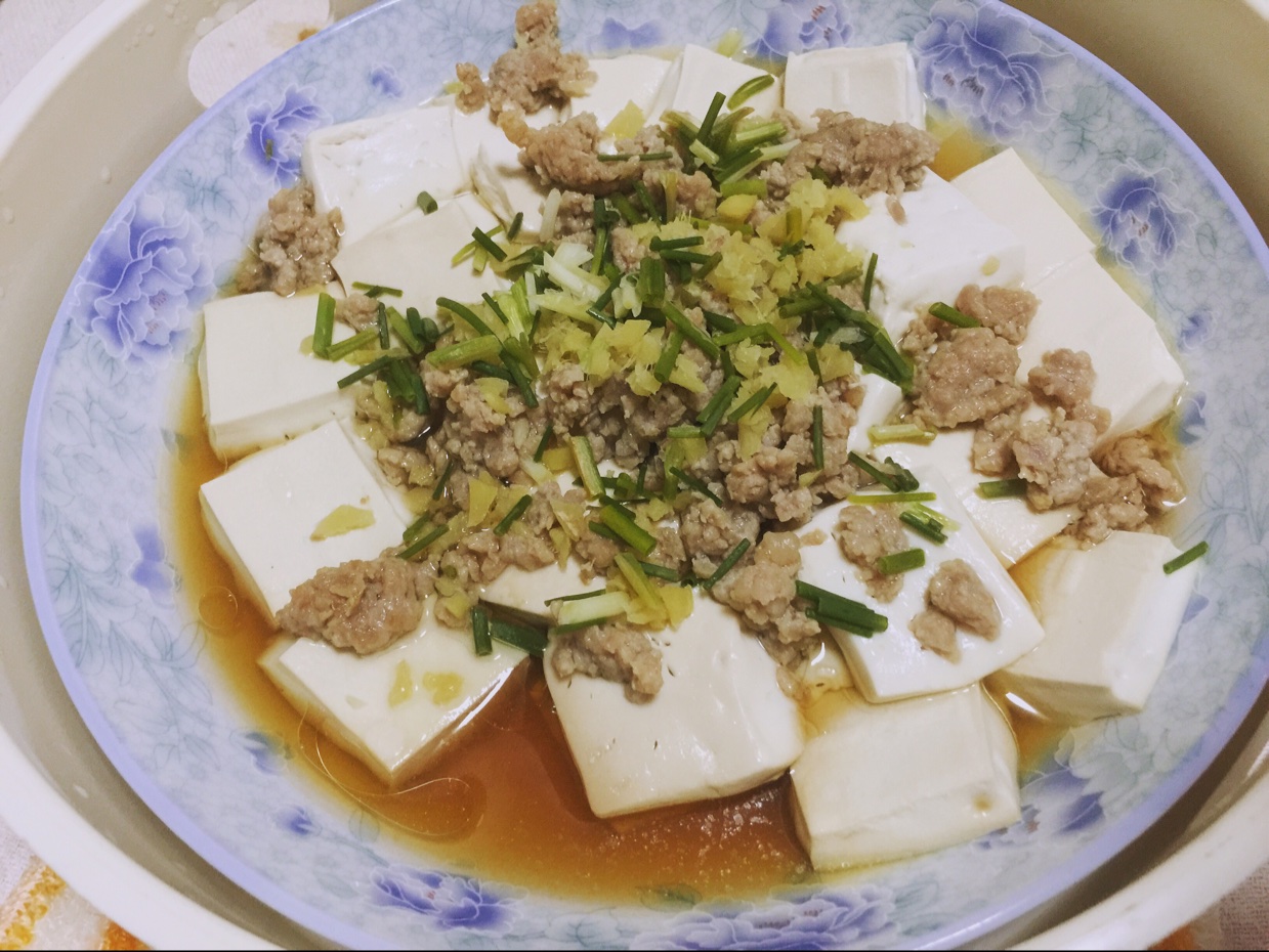 肉末蒸豆腐