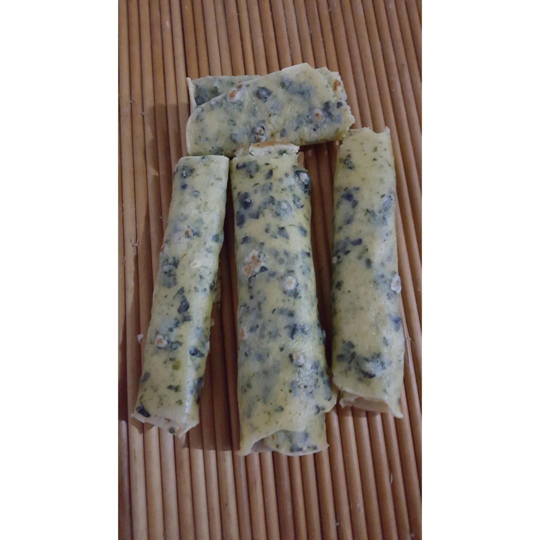 平底锅脆皮蛋卷