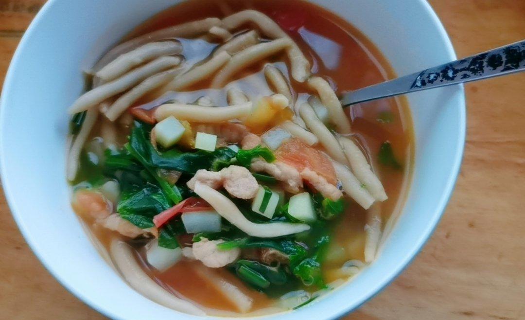 堪比西贝村的番茄莜面鱼鱼