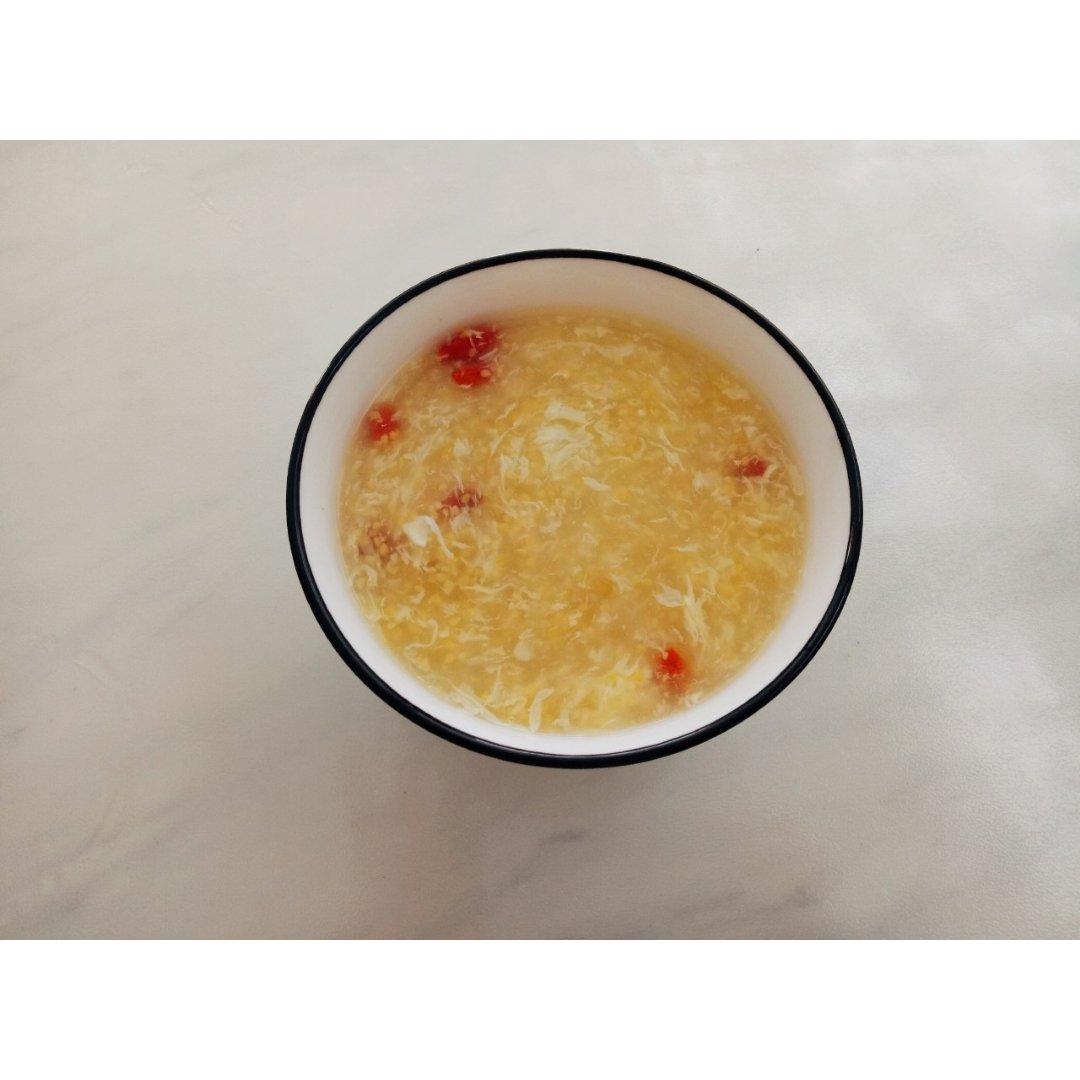 玉米羹。