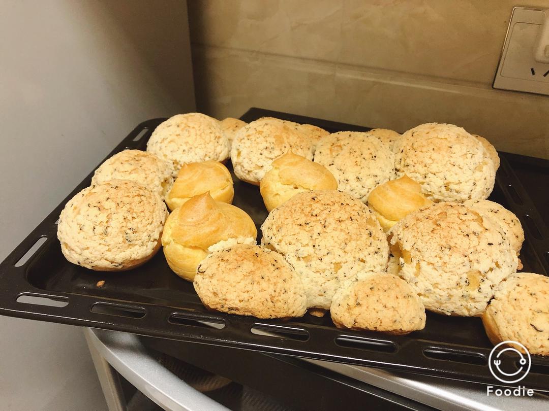 伯爵红茶酥皮泡芙