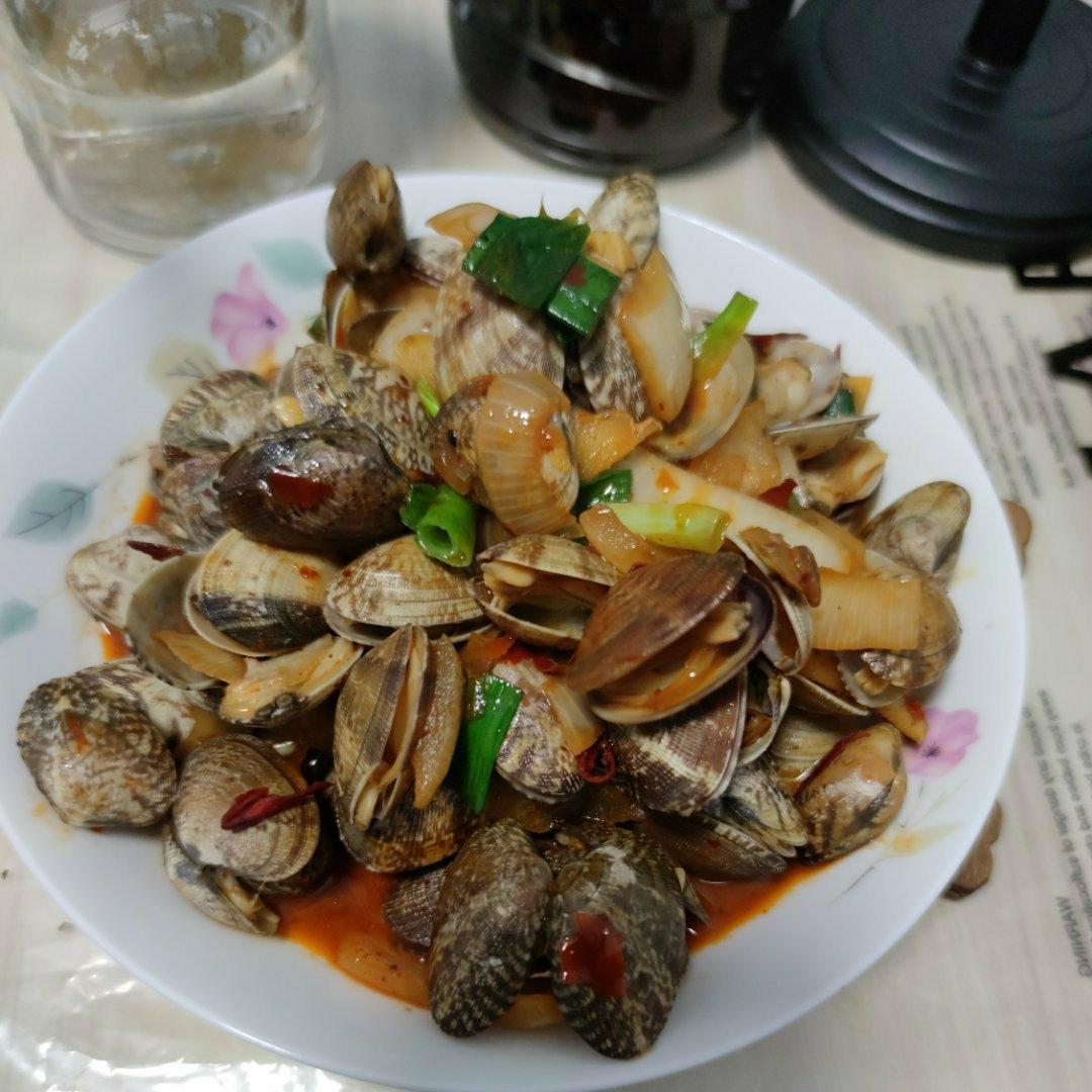 5分钟快手菜❗️秒杀路边摊爆炒花甲～好吃到爆