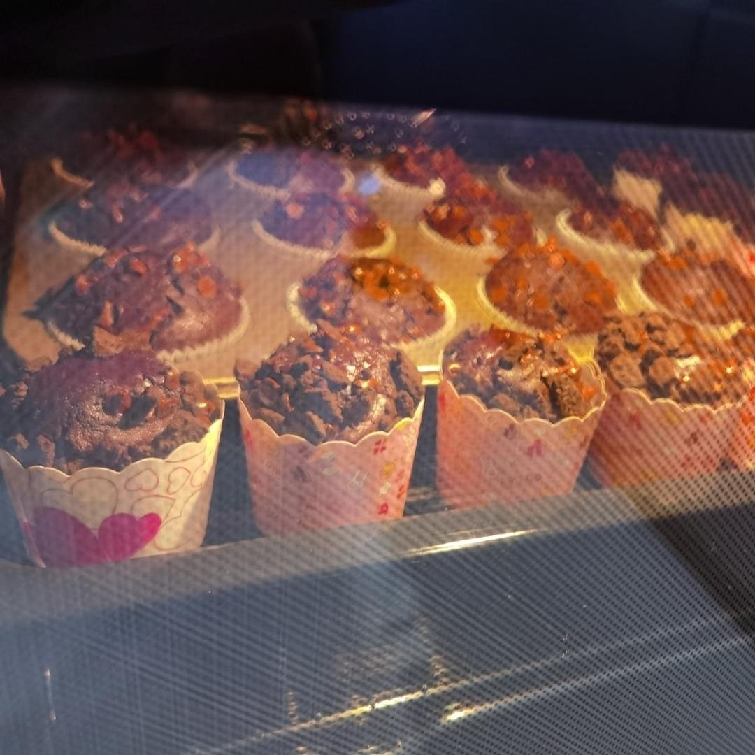 在家做巧克力蘑菇头麦芬蛋糕🍫