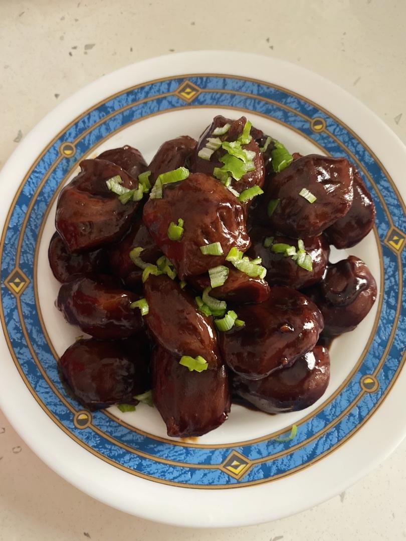 五香卤鸭胗