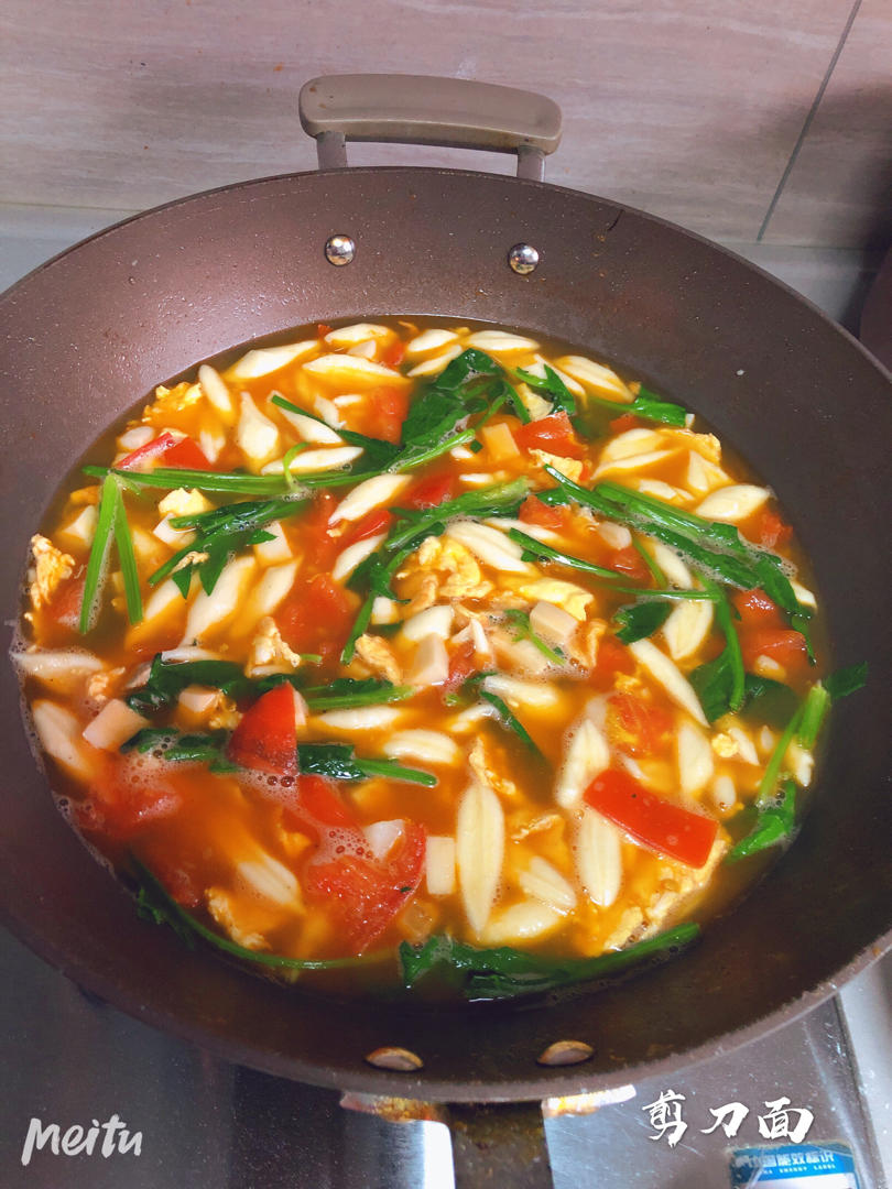 连着3天儿子都点名要吃的晚餐，剪刀面