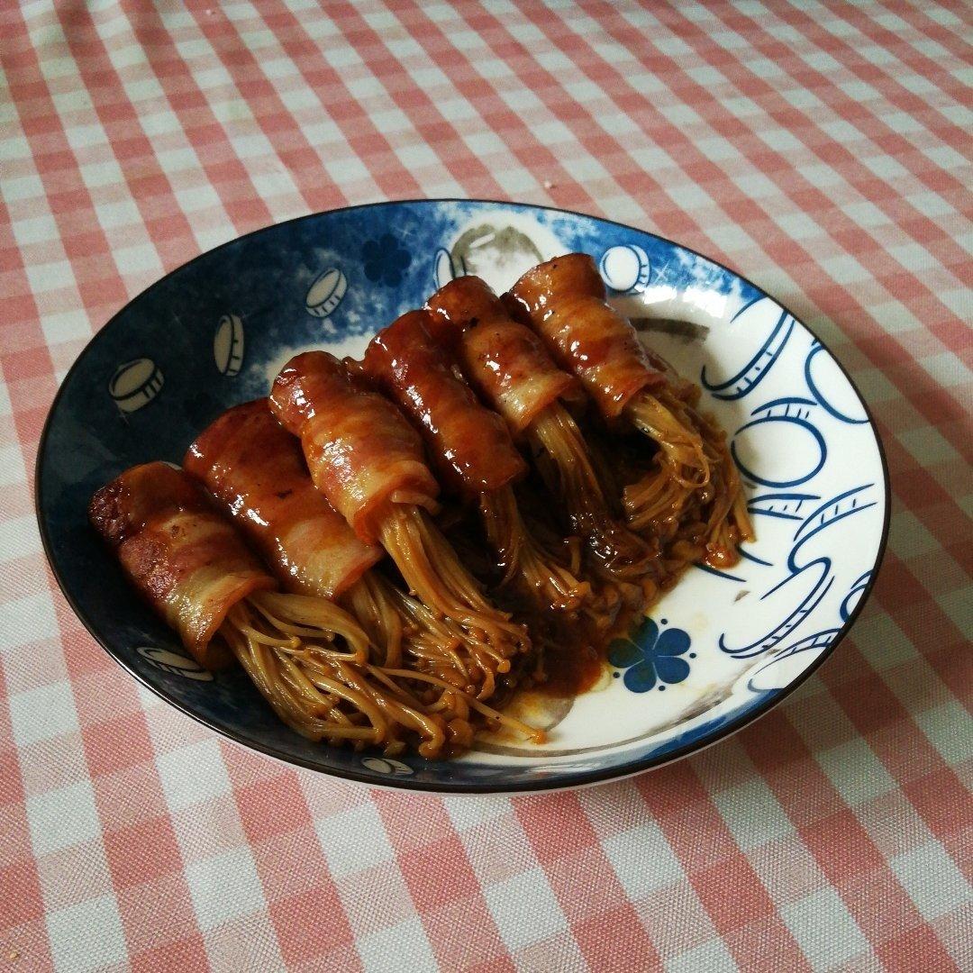 金针菇培根卷