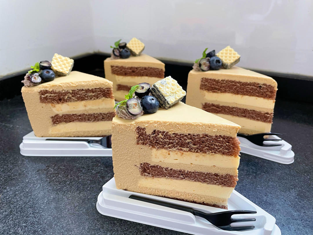 焦糖咖啡首尔切块